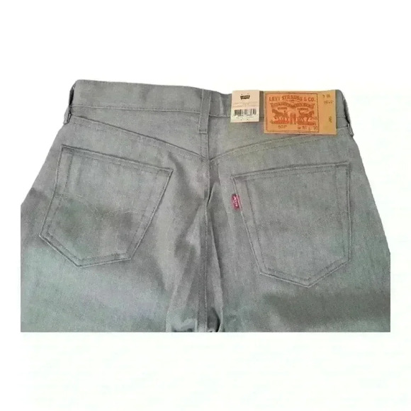 NWT Levi’s 501 Shrink-to-fit Men's Jeans | Silver Rigid - Grey | Multiple Sizes - Picture 7 of 10